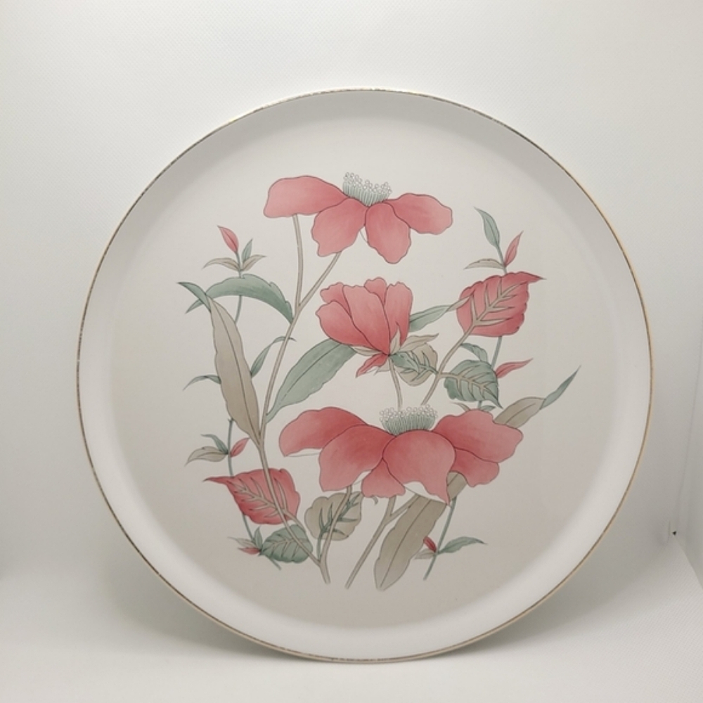 Poppy Platter Century Stoneware made in Japan